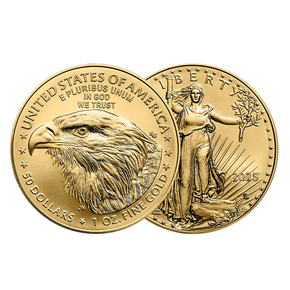 2025 1온스 아메리칸 골드 이글 불리온 주화(Coin) 50$(USD) - 22k